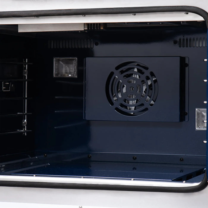 Forno Capriasca FFSGS6460-30WHT 30" Freestanding French Door Gas Range, White