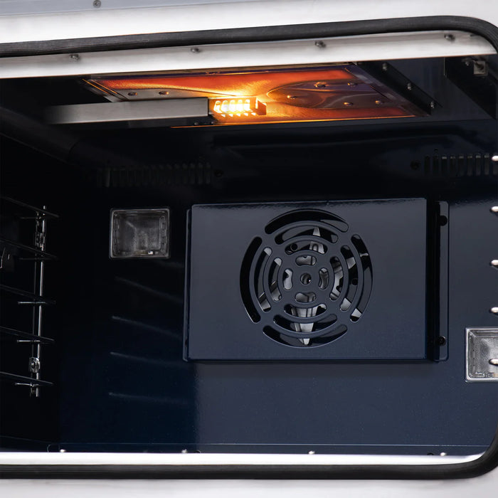 Forno Capriasca FFSGS6460-36WHT 36" Freestanding French Door Gas Range, White