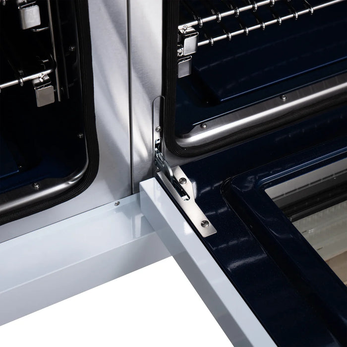 Forno Capriasca FFSGS6460-48WHT 48" Freestanding French Door Gas Range, White