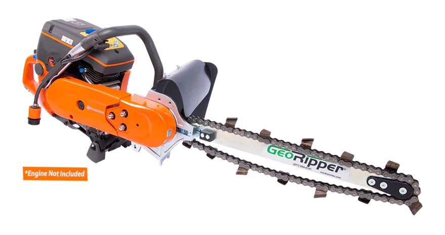 MiniTrencher GeoRipper T/A Trenching Attachment for Husqvarna K770/K970 20 in. Digging Depth GRTA-H500.MIN