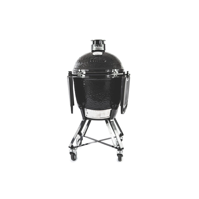 Primo All-In-One Round Charcoal Ceramic Grill | Classic Kamado Style BBQ Smoker & Grill