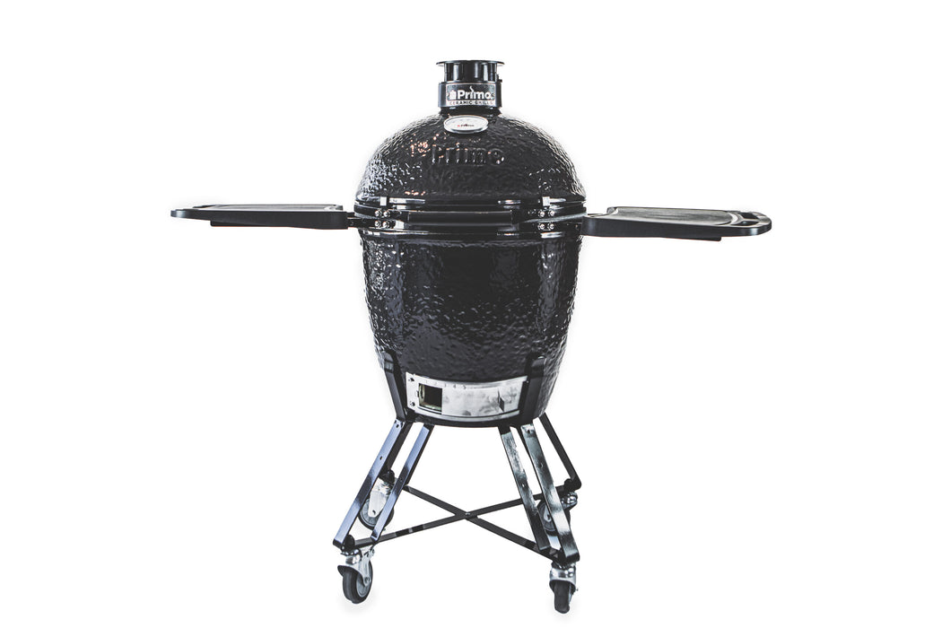 Primo All-In-One Round Charcoal Ceramic Grill | Classic Kamado Style BBQ Smoker & Grill