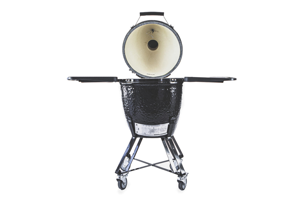 Primo All-In-One Round Charcoal Ceramic Grill | Classic Kamado Style BBQ Smoker & Grill
