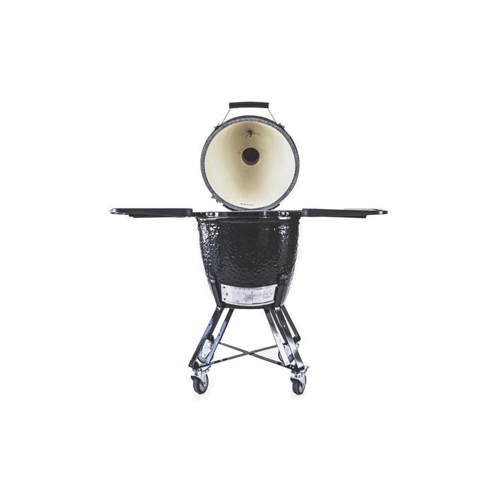Primo All-In-One Round Charcoal Ceramic Grill | Classic Kamado Style BBQ Smoker & Grill