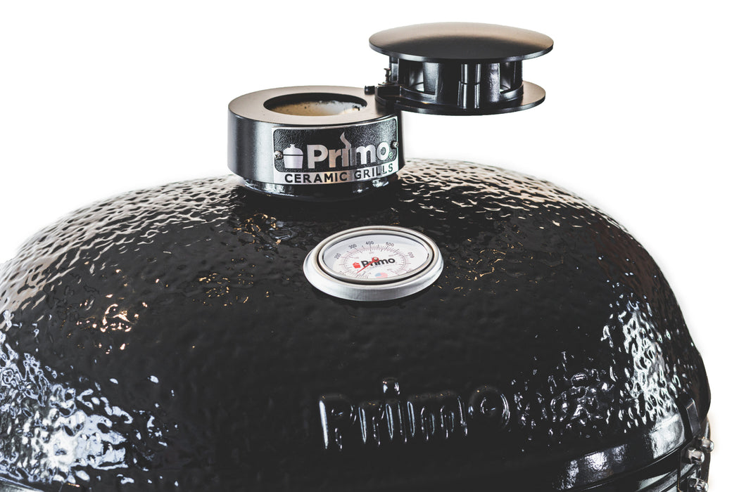Primo X-Large Charcoal Ceramic Grill Head Only | Oval Kamado Style BBQ Grill