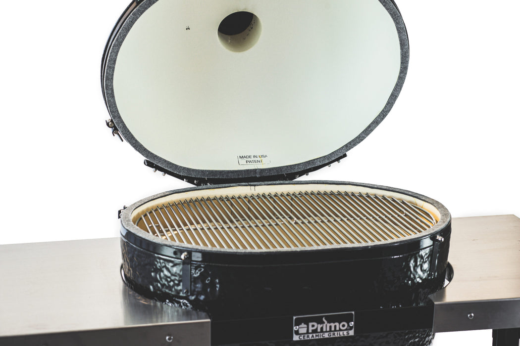 Primo All-In-One X-Large Charcoal Ceramic Grill | Kamado Style BBQ Smoker & Grill