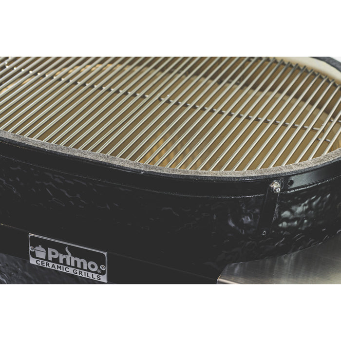 Primo X-Large Charcoal Ceramic Grill Head Only | Oval Kamado Style BBQ Grill