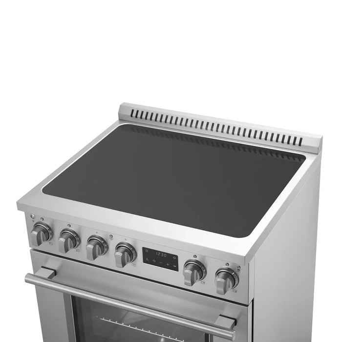 Forno Torino FFSIN0936-30 30" Induction Range with True Convection Oven and Air Fry – 4.32 cu ft Oven, 8,800W Cooktop, Stainless Steel