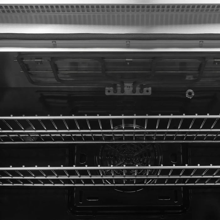 Forno Torino FFSIN0936-36 36" Induction Range with True Convection Oven and Air Fry – 5-Zone Induction Cooktop, 5.36 cu ft Oven, Stainless Steel