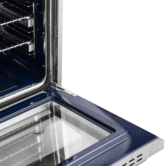 Forno Maximus FFSIN0968‑30 30" Induction Range with Air Fryer – True Convection Oven, 4‑Zone Induction Cooktop, 4.32 cu. ft. Oven, Stainless Steel