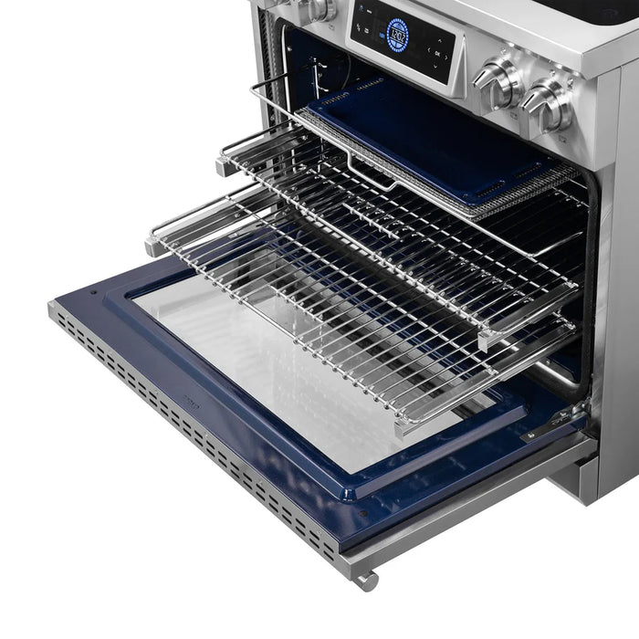 Forno Maximus FFSIN0968‑36 36" Induction Range with Air Fryer – True Convection Oven, 5‑Zone Induction Cooktop, 5.36 cu ft Oven, Stainless Steel