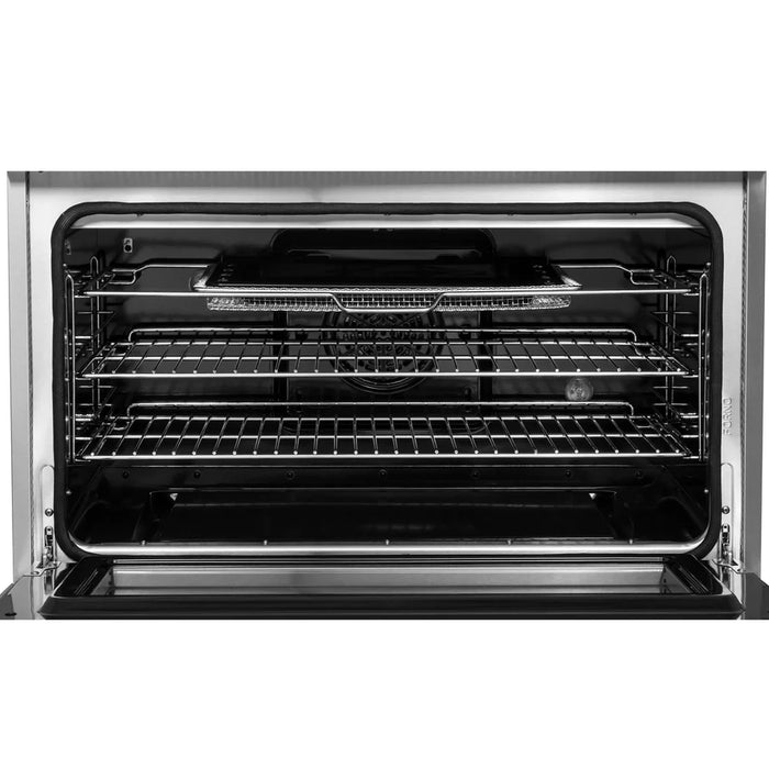 Forno Torino FFSIN0950-36 36-Inch French Door Induction Range with Air Fryer and True Convection Oven – Stainless Steel