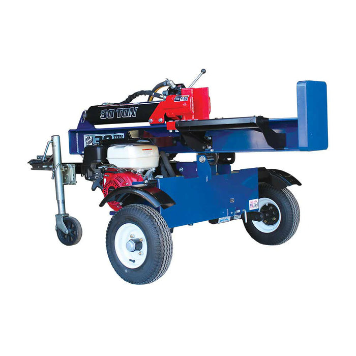 Iron & Oak BHVH3018GX 30‑Ton Tow‑Behind Log Splitter (Vertical & Horizontal) with Honda GX270 Engine