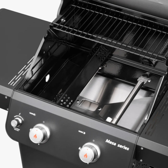 Monument Grills Mesa 220 Black Foldable 2-Burner Propane Gas Grill