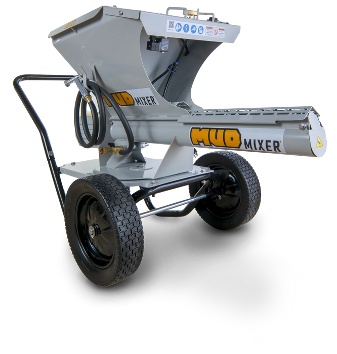MudMixer MMXR-PRO Portable Electric Concrete Mixer Continuous Mixing System