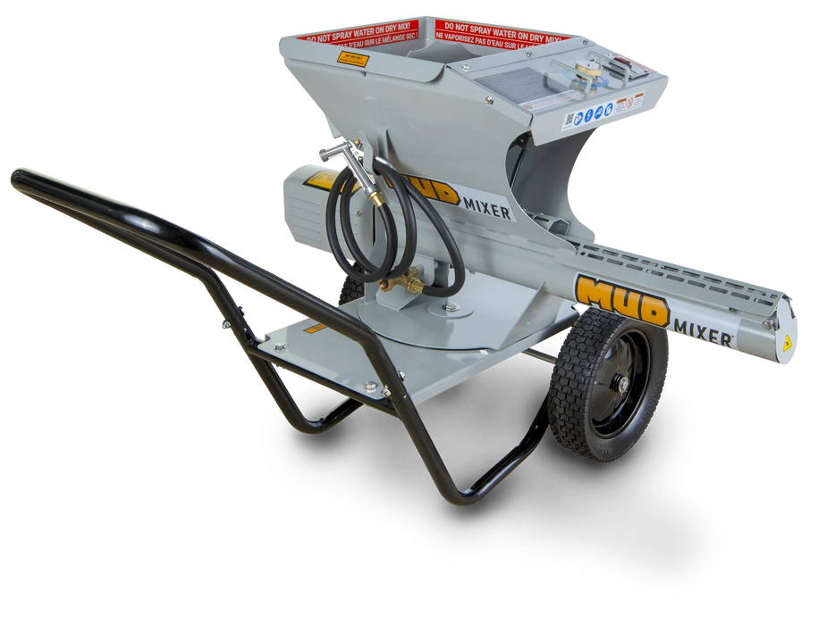 MudMixer MMXR-PRO Portable Electric Concrete Mixer Continuous Mixing System