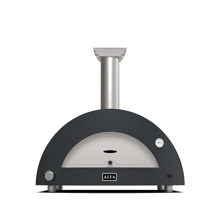 Alfa Moderno 3 Pizze Natural Gas Outdoor Pizza Oven FXMD-3P-MGRIA-U – Anthracite Grey, 3-Pizza Capacity, Countertop, 1,000 °F Max Temp