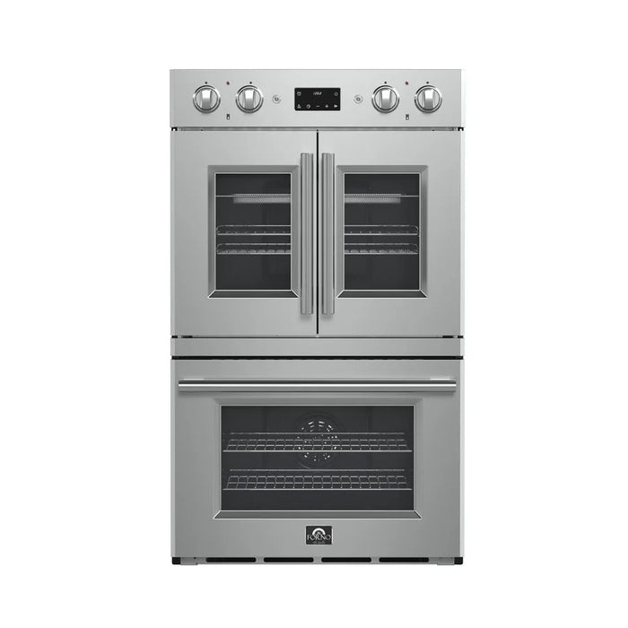 Forno Asti FBOEL1340-30 30" Built-In Double Electric Wall Oven – 7.36 Cu. Ft., Dual True Convection, Air Fry, Stainless Steel, 240V