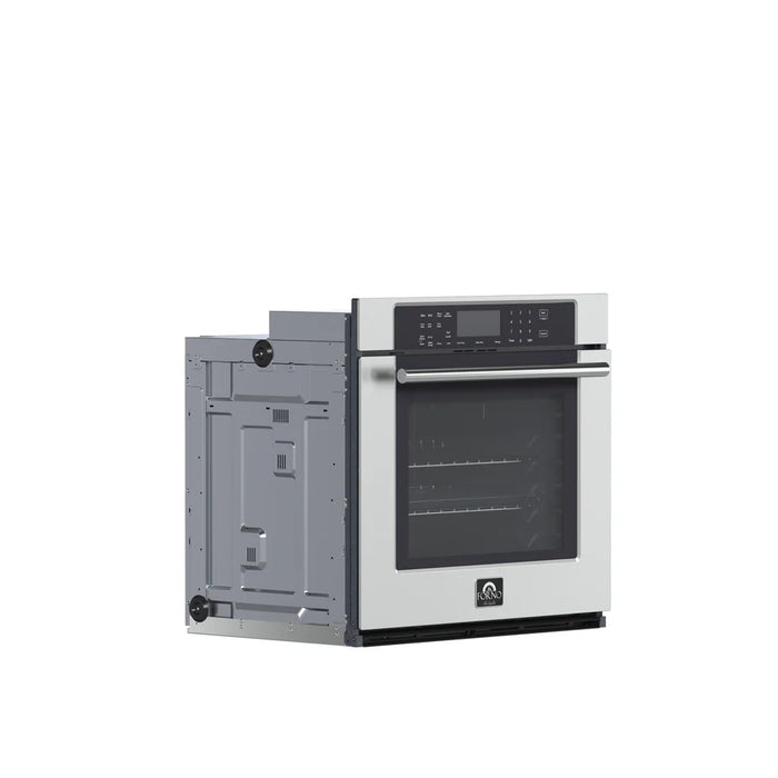 Forno Villarosa FBOEL1358-30 30" Built-In Electric Single Wall Oven – 5.0 Cu. Ft., True Convection, Stainless Steel, 240V