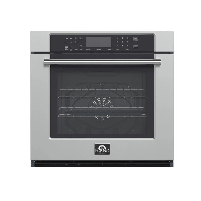 Forno Villarosa FBOEL1358-30 30" Built-In Electric Single Wall Oven – 5.0 Cu. Ft., True Convection, Stainless Steel, 240V