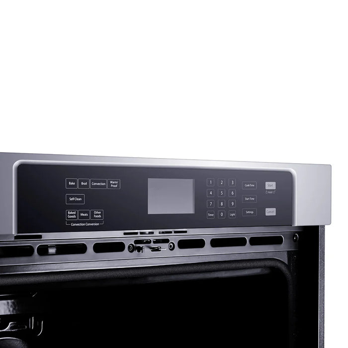 Forno Villarosa FBOEL1358-30 30" Built-In Electric Single Wall Oven – 5.0 Cu. Ft., True Convection, Stainless Steel, 240V