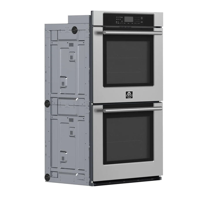 Forno Villarosa FBOEL1365-30 30" Built-In Double Electric Wall Oven – Stainless Steel, Convection Cooking, Touch Controls, 240V