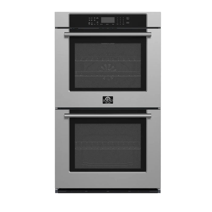 Forno Villarosa FBOEL1365-30 30" Built-In Double Electric Wall Oven – Stainless Steel, Convection Cooking, Touch Controls, 240V