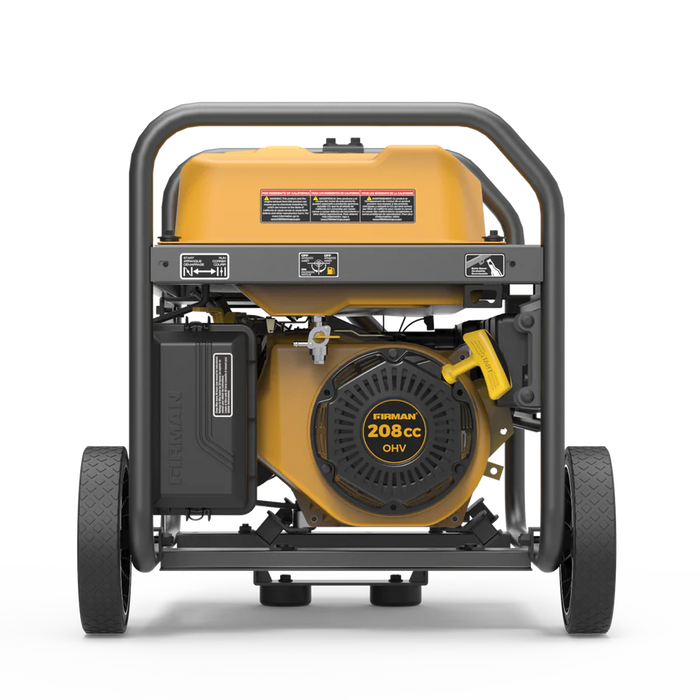 Firman Power Equipment P03613 4550W Gas Portable Generator with Recoil Start, 120V, CO Alert