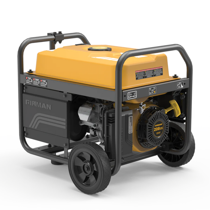 Firman Power Equipment P03613 4550W Gas Portable Generator with Recoil Start, 120V, CO Alert