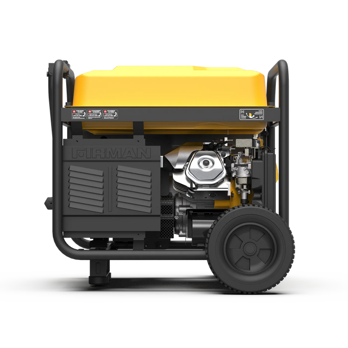 Firman Power Equipment P08008 10000W Gas Portable Generator with Remote Start, 8000W Running, 120/240V, Wheel Kit