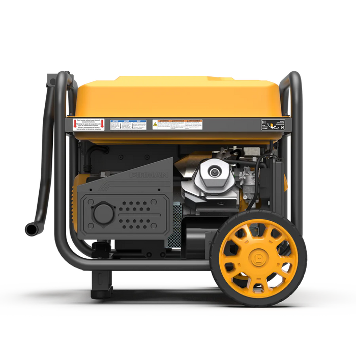 Firman Power Equipment P09301 Open‑Frame Generator – 11,600 Start / 9,300 Running Watts, Remote & Electric Start, 120/240V, Wheel Kit Included