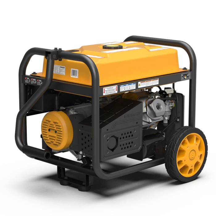 Firman Power Equipment P09301 Open‑Frame Generator – 11,600 Start / 9,300 Running Watts, Remote & Electric Start, 120/240V, Wheel Kit Included