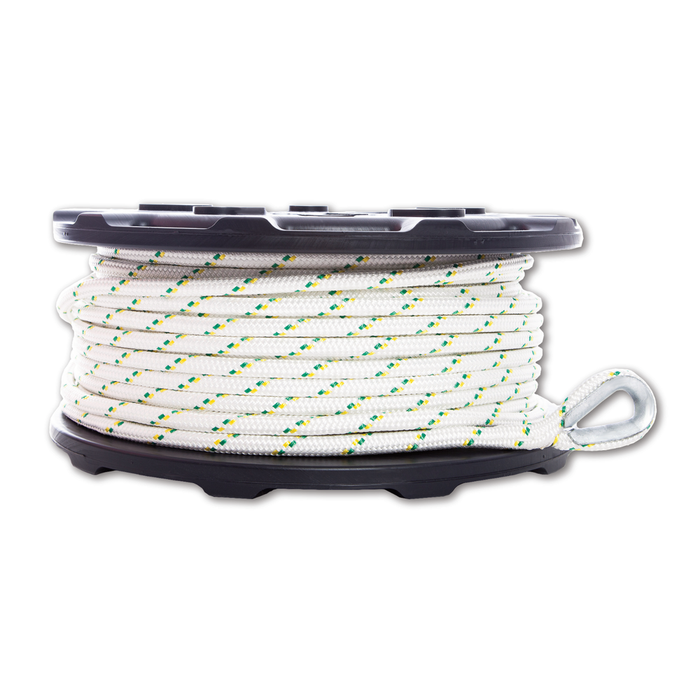 Portable Winch PCA-1218M Double-Braided Polyester Rope – 12 mm x 300 m Heavy-Duty Pulling Rope