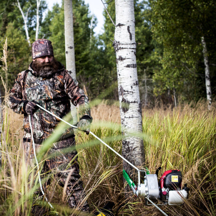 Portable Winch PCW3000-A Gas-Powered Pulling Winch – Honda GX35 Engine Lightweight Capstan Winch