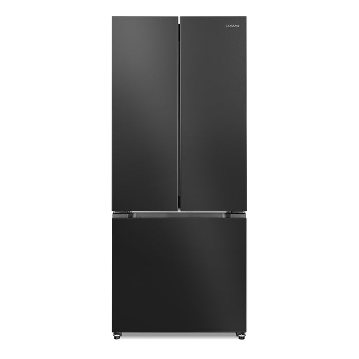 Cosmo 30-Inch Vista Collection 17.5 Cu. Ft. Counter Depth 3-Door French Door Refrigerator in Matte Black (COS-RFFV183RBK)