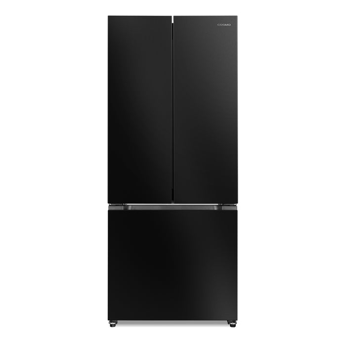 Cosmo 30-Inch Vista Collection 17.5 Cu. Ft. Counter Depth 3-Door French Door Refrigerator in Matte Black (COS-RFFV183RBK)