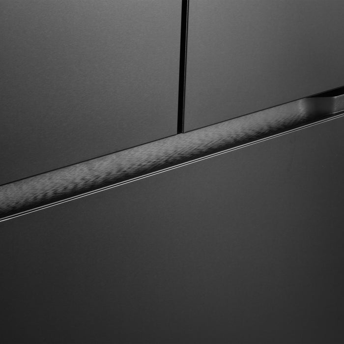 Cosmo 36-Inch Vista Collection 27.4 Cu. Ft. Counter Depth 3-Door French Door Refrigerator in Matte Black (COS-RFFV283RBK)