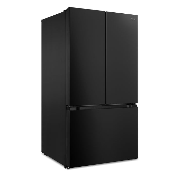 Cosmo 36-Inch Vista Collection 27.4 Cu. Ft. Counter Depth 3-Door French Door Refrigerator in Matte Black (COS-RFFV283RBK)