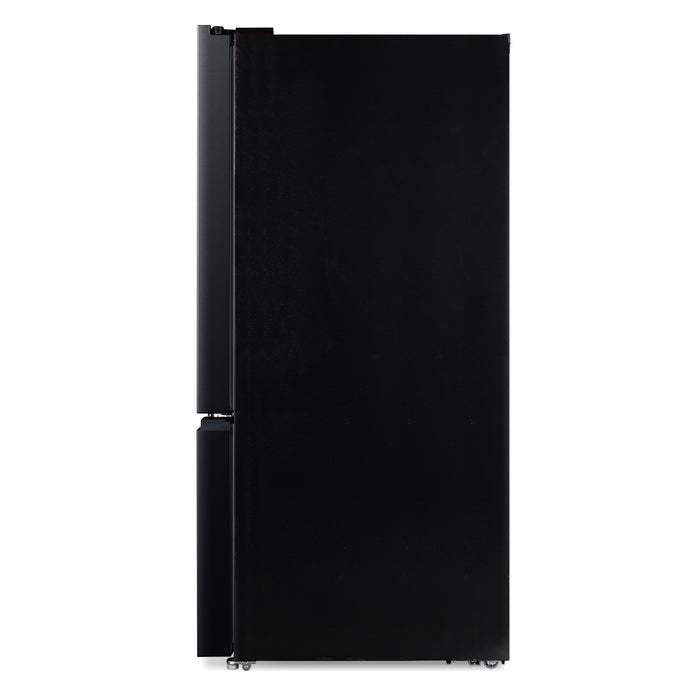 Cosmo 36-Inch Vista Collection 27.4 Cu. Ft. Counter Depth 3-Door French Door Refrigerator in Matte Black (COS-RFFV283RBK)