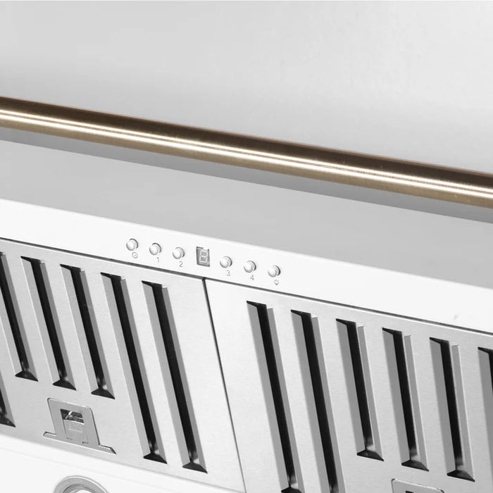 Forno Aria 60-Inch Wall-Mounted Range Hood, White with LED Lighting – Model FRHWM5095-60WHT