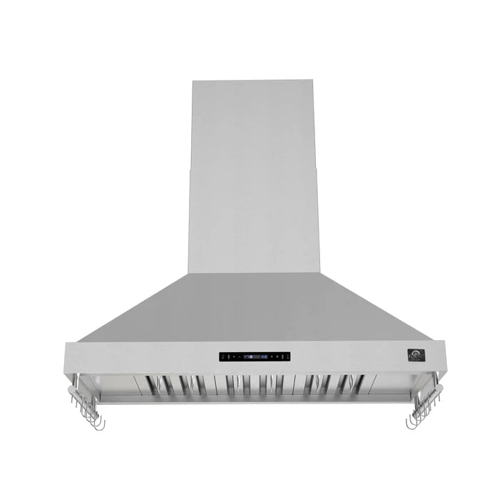 Forno Venezia 48-Inch Wall-Mounted Range Hood with Touch Controls & Baffle Filters – FRHWM5503-48