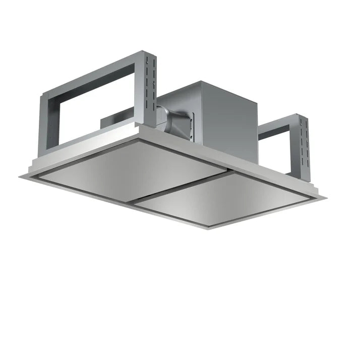 Forno Arezzo 44″ Recessed Ceiling Range Hood – 1200 CFM Dual Motors, Hybrid Filters & Remote Control, Stainless Steel (FRHRE5312-44)