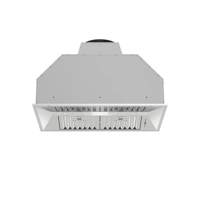 Forno Altilia 36-Inch Insert Range Hood, Stainless Steel with LED Lighting and Baffle Filters – Model FRHRE5337-36
