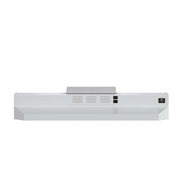 Forno Cappa 30-Inch Under Cabinet Range Hood, White, 200 CFM, Convertible with LED Lighting – Model FRHUC5200-30WHT