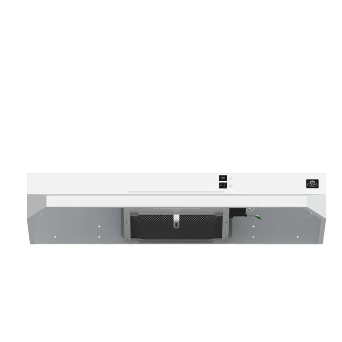 Forno Cappa 30-Inch Under Cabinet Range Hood, White, 200 CFM, Convertible with LED Lighting – Model FRHUC5200-30WHT
