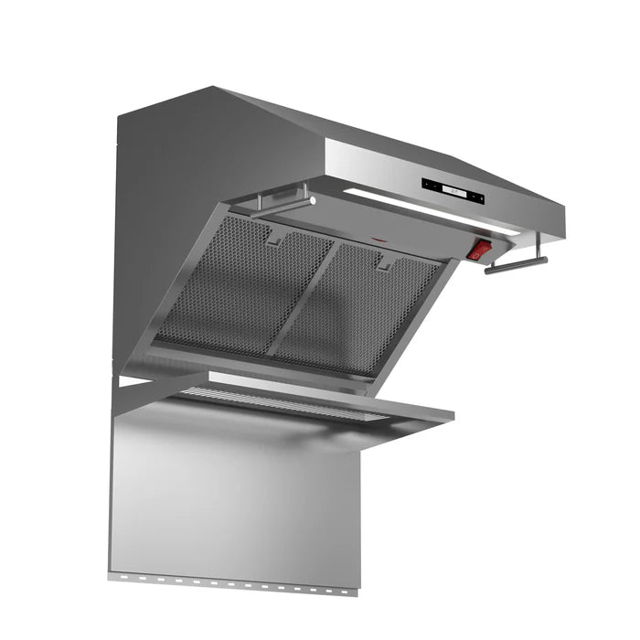 Forno Arezzo 30″ Wall-Mounted Range Hood with Hybrid Filters & Backsplash – 600 CFM Heavy Duty (FRHWM5029-30HB)