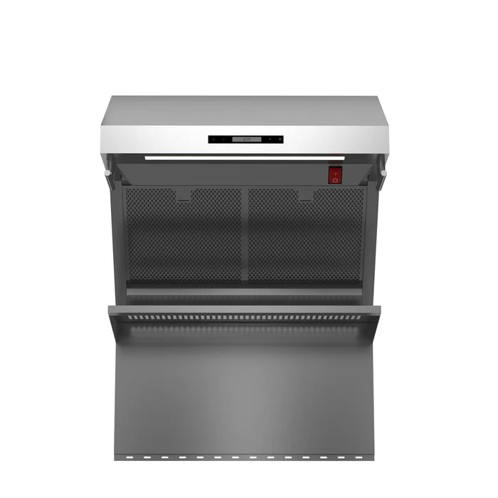 FORNO Savona 30″ Wall Mount Range Hood – Stainless Steel Wall-Mounted Range Hood with Baffle Filters & Backsplash (FRHWM5029-30)