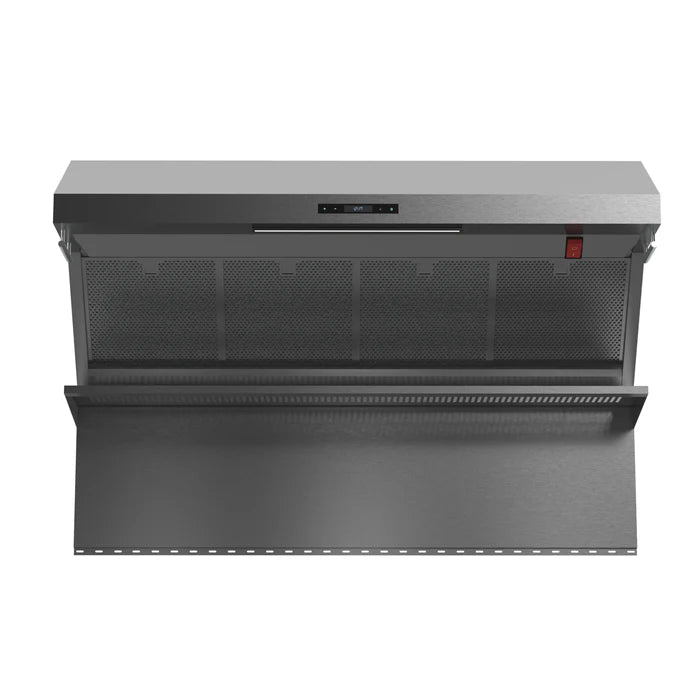 FORNO Savona 48‑Inch Wall Mount Range Hood – 1200 CFM Stainless Steel Wall‑Mounted Range Hood with Baffle Filters & Backsplash (FRHWM5029‑48)
