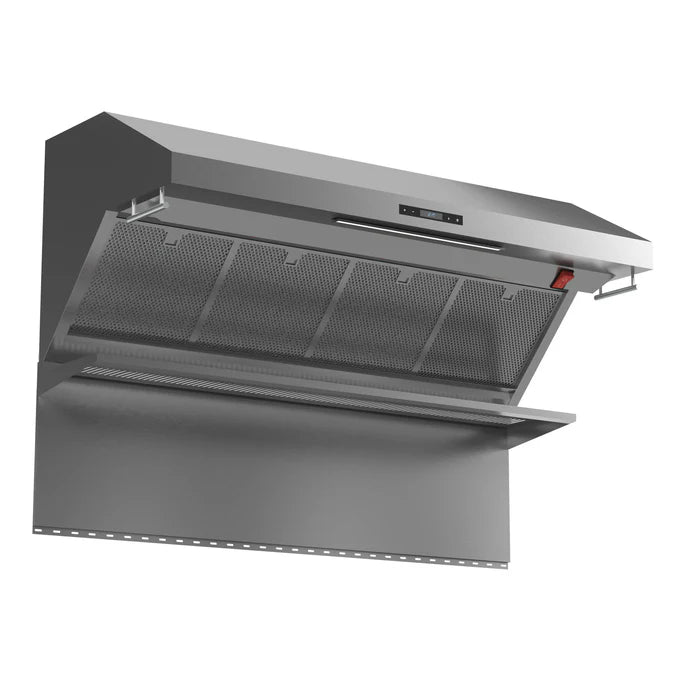FORNO Savona 60″ Wall Mount Range Hood with Hybrid Filters & Backsplash, 1200 CFM – Heavy-Duty Stainless Steel Kitchen Ventilation Hood (FRHWM5029-60HB)