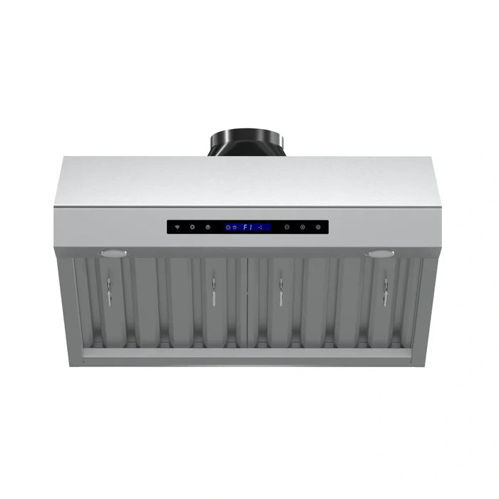 FORNO Palazzo 30″ Wall‑Mounted Range Hood – 500 CFM Heavy‑Duty Stainless Steel Vent Hood with Baffle Filters & Remote Control (FRHWM5030‑30)